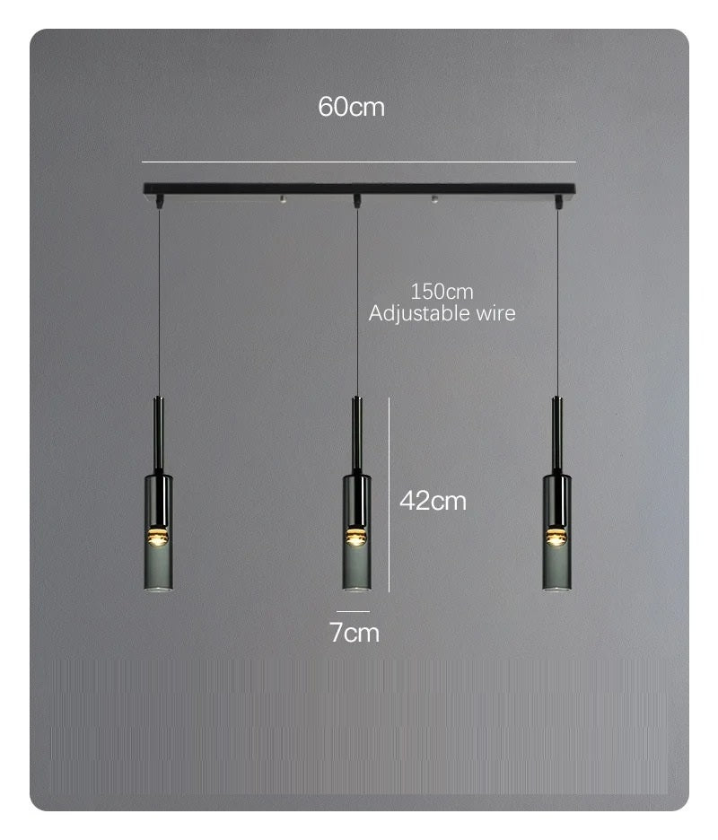 Corvina™ | Nordic Glass LED Pendant Light