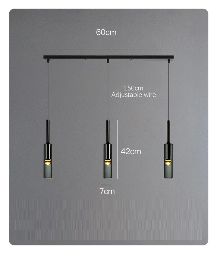 Corvina™ | Nordic Glass LED Pendant Light