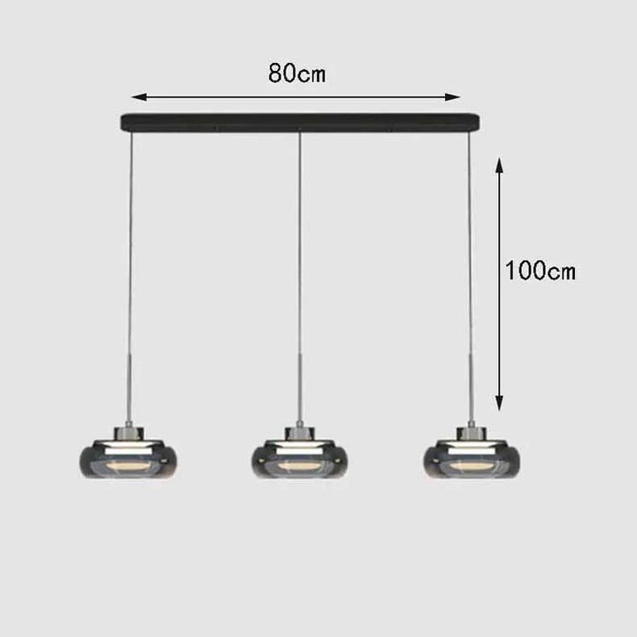 Hesperis™ | Modern Glass Pendant Light