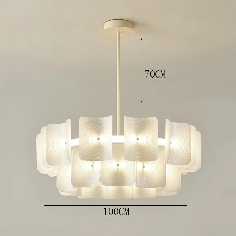 Paula™ | Minimalist LED Fingerprint Chandelier