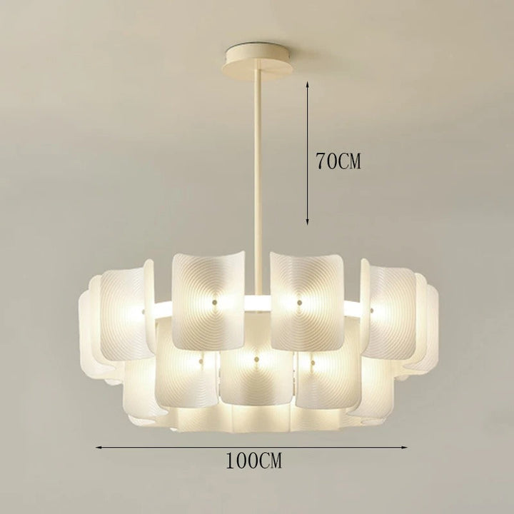 Paula™ | Minimalist LED Fingerprint Chandelier