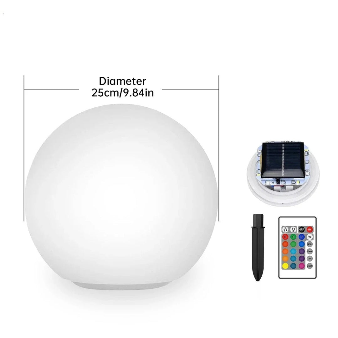 Glow™ | Spherical Solar LED Garden Light
