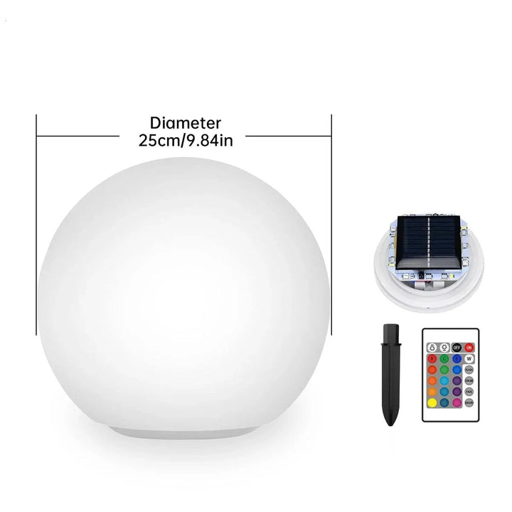 Glow™ | Spherical Solar LED Garden Light