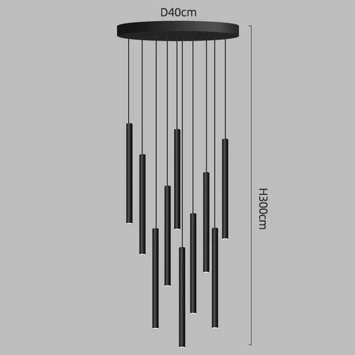 Ella™ | Elegant LED staircase pendant