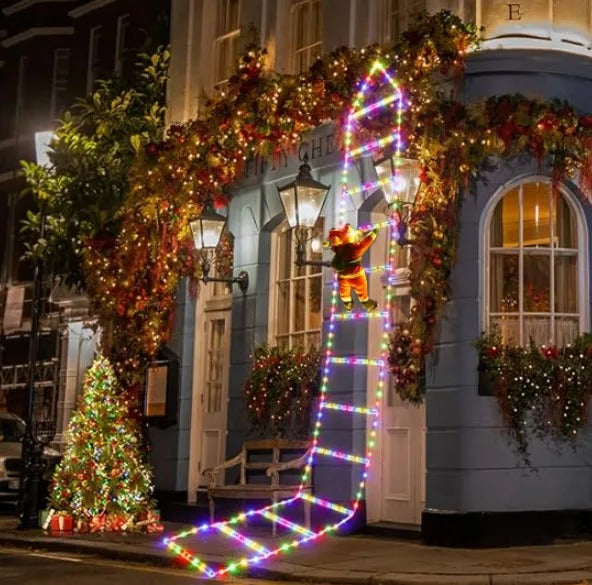 Niklas™ | Festive Santa Ladder Lights