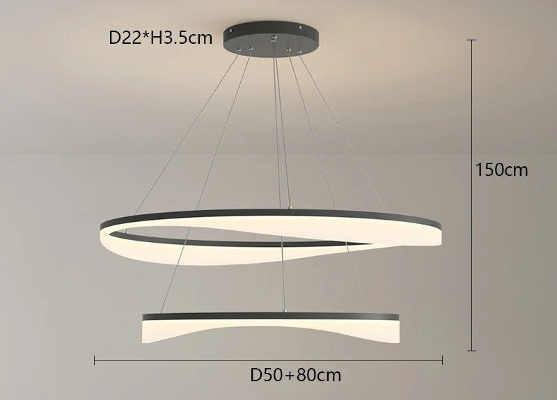 Harcadia™ | Modern Ring LED Chandelier
