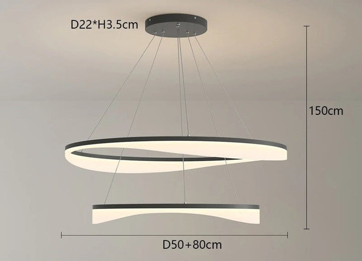 Harcadia™ | Modern Ring LED Chandelier