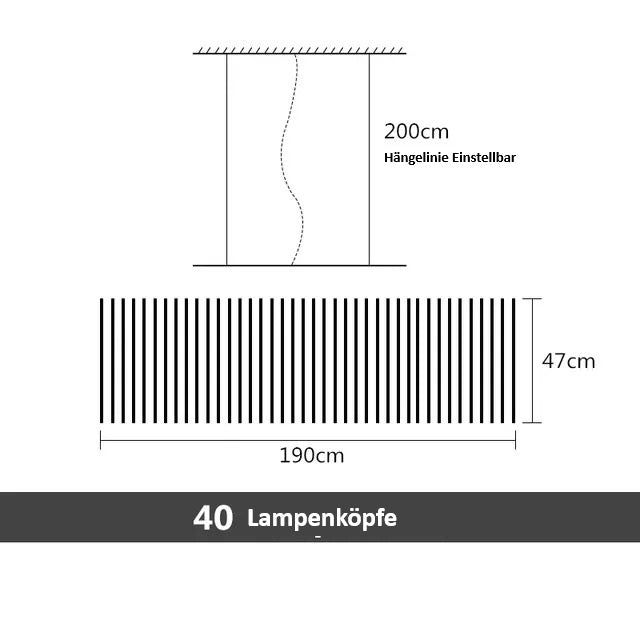 Jadario™ | Piano Keys Chandelier Light