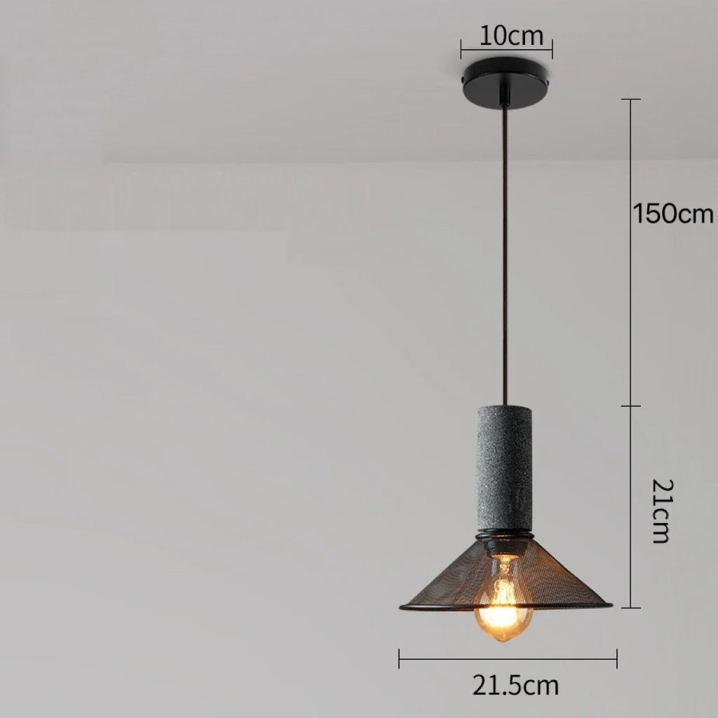 Soluvia™ | Industrial Cement Pendant Light Set