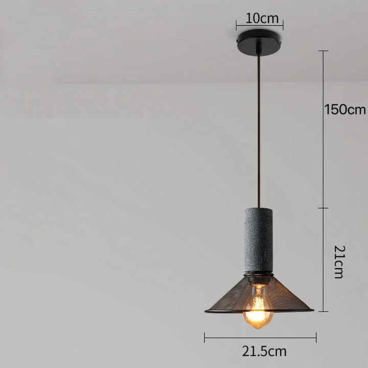 Soluvia™ | Industrial Cement Pendant Light Set
