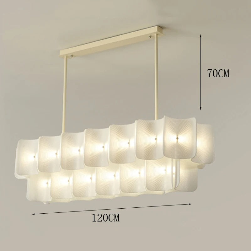 Paula™ | Minimalist LED Fingerprint Chandelier