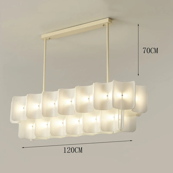 Paula™ | Minimalist LED Fingerprint Chandelier