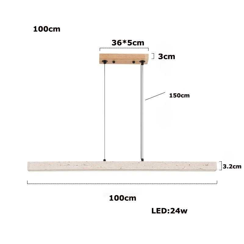 Rome™ | Chandelier made of stone and steel