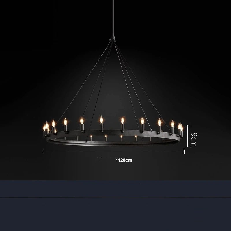 Gari™ | Vintage Round Filament Chandelier