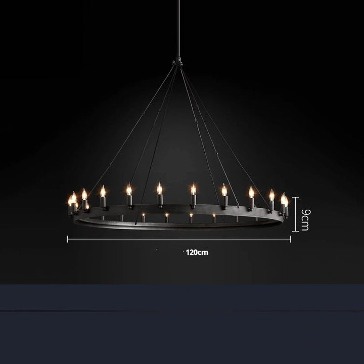 Gari™ | Vintage Round Filament Chandelier