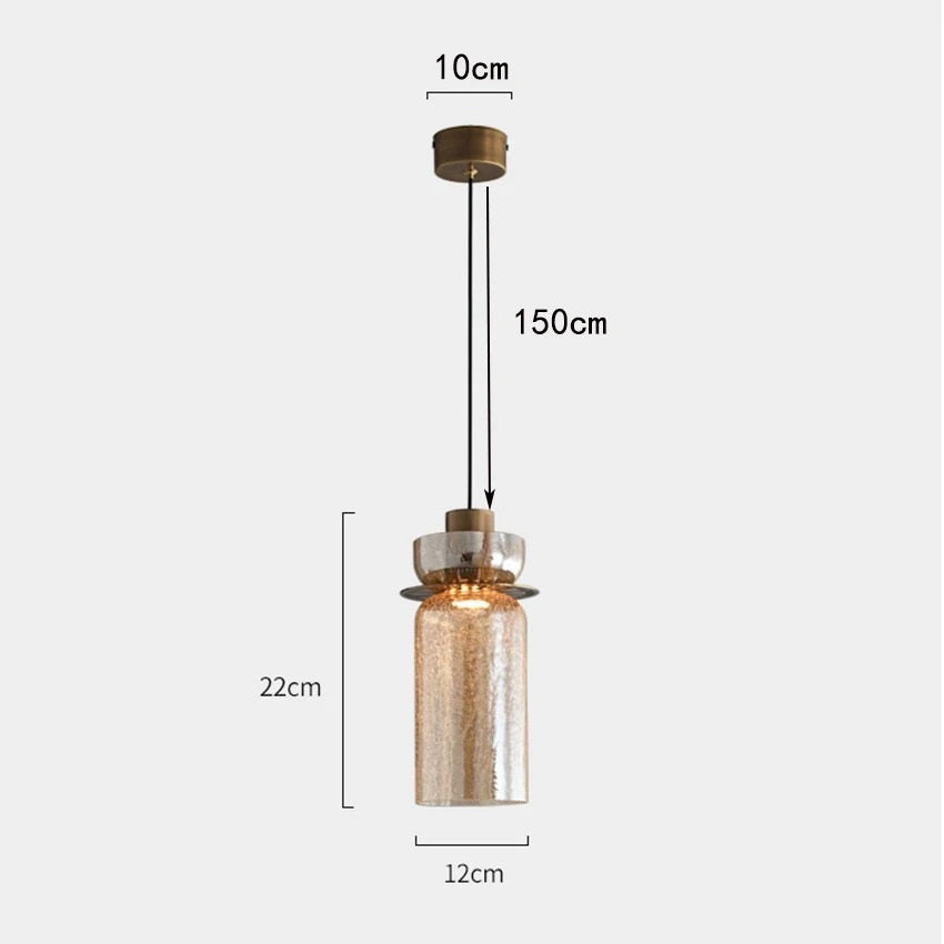 Finnley™ | Brass and glass warm light bulb