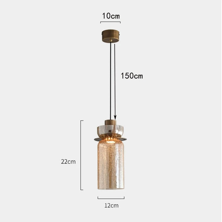Finnley™ | Brass and glass warm light bulb