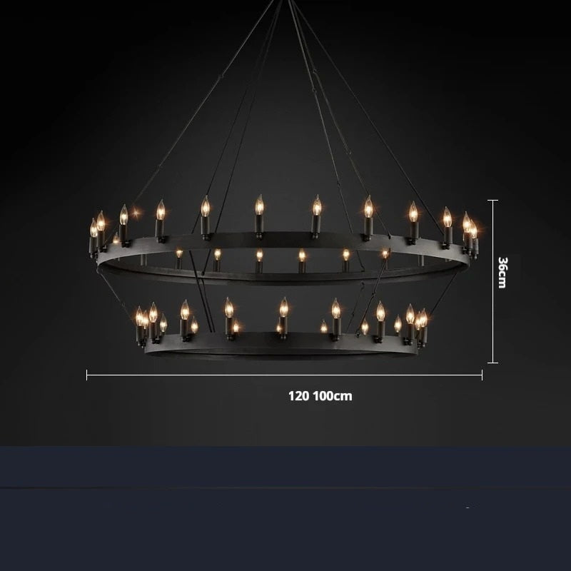 Gari™ | Vintage Round Filament Chandelier