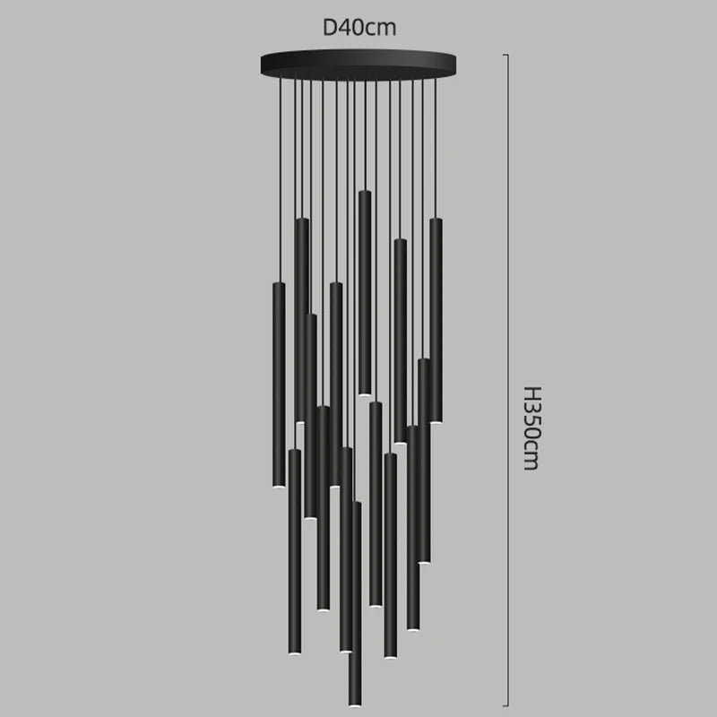 Ella™ | Elegant LED staircase pendant