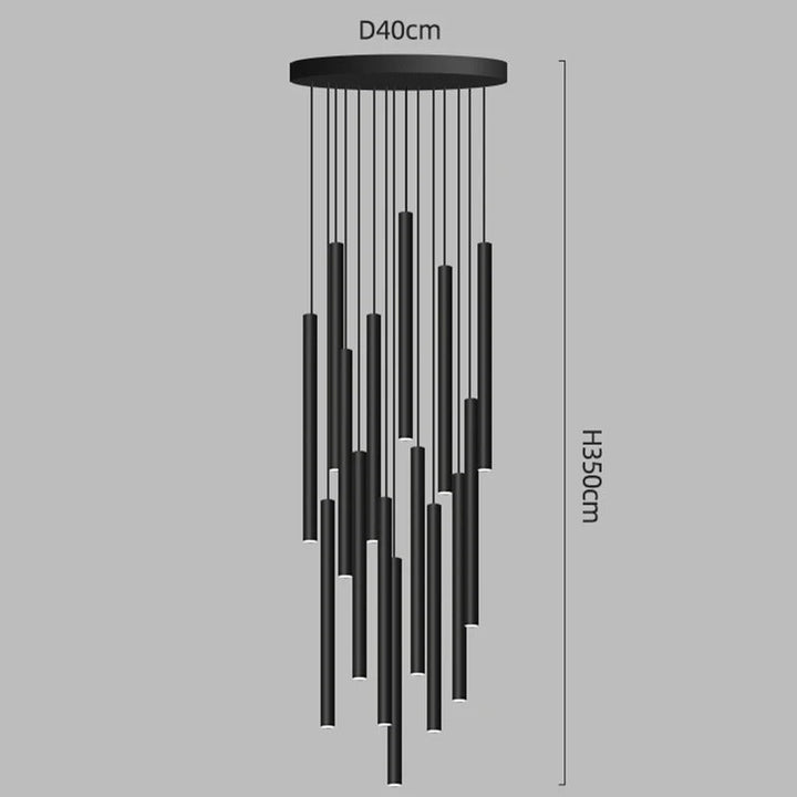 Ella™ | Elegant LED staircase pendant