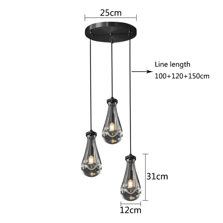 Vara™ | Raindrop Glass Pendant Light