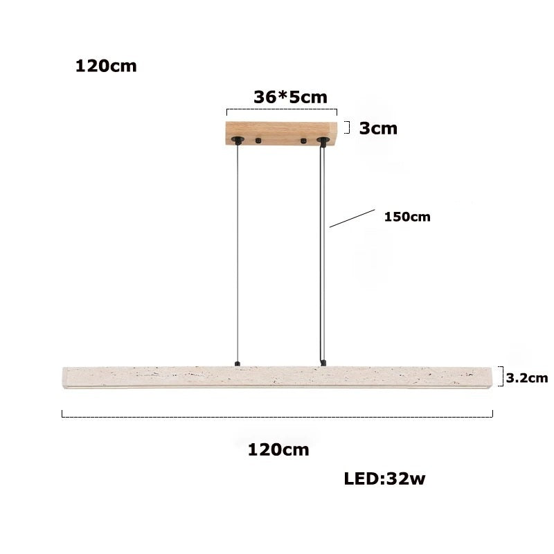 Rome™ | Chandelier made of stone and steel