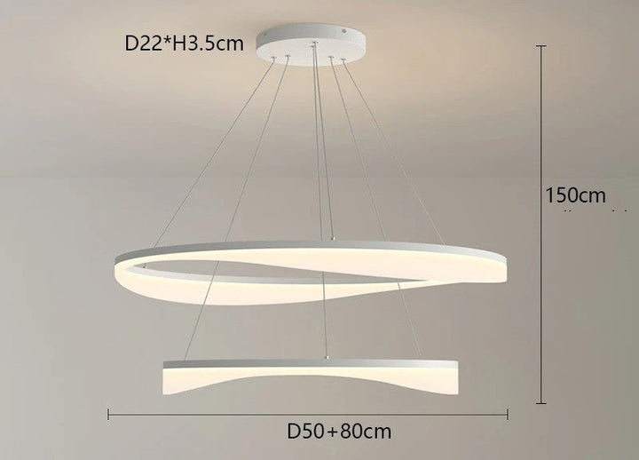 Harcadia™ | Modern Ring LED Chandelier