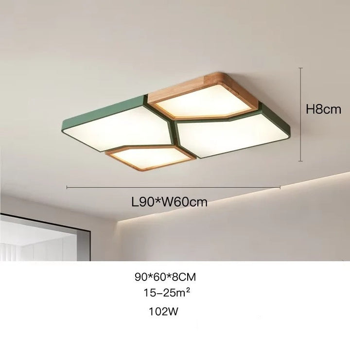 Thaloria™ | Nordic geometric ceiling light