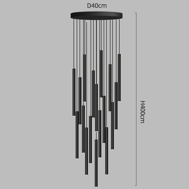 Ella™ | Elegant LED staircase pendant