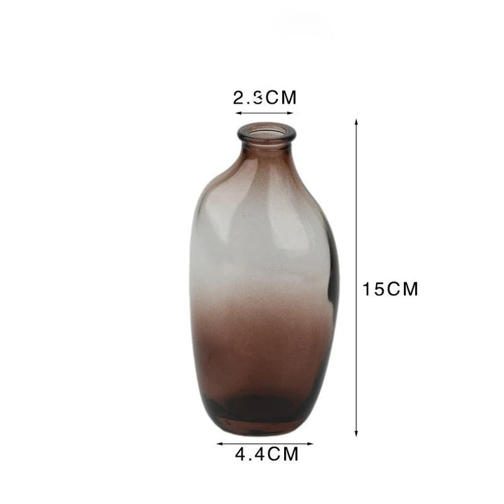 Homedeco 35™ | Elegant brown glass vase