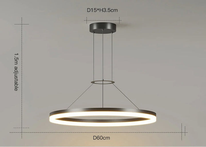Elvaron™ | Modern geometric LED pendant light