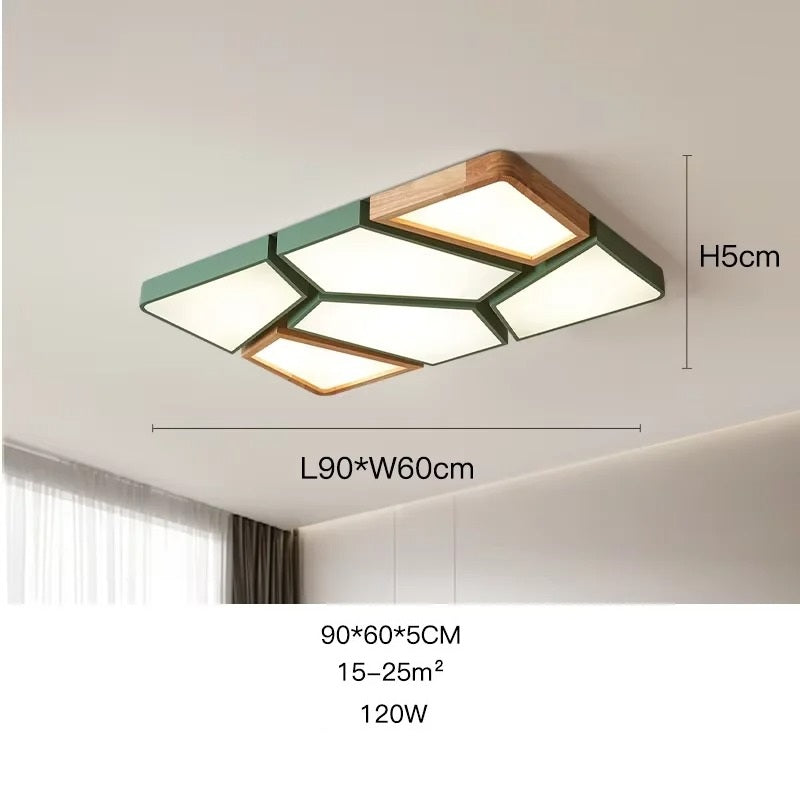 Thaloria™ | Nordic geometric ceiling light