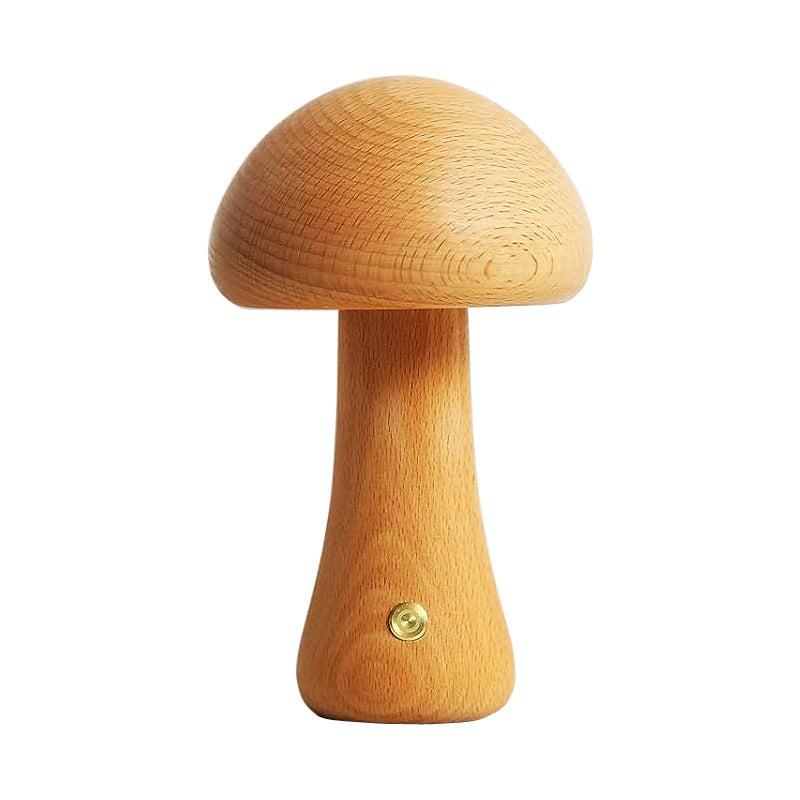 Oskar™ | Mushroom table lamp made of natural wood