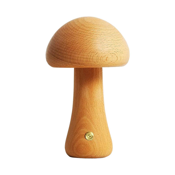 Oskar™ | Mushroom table lamp made of natural wood