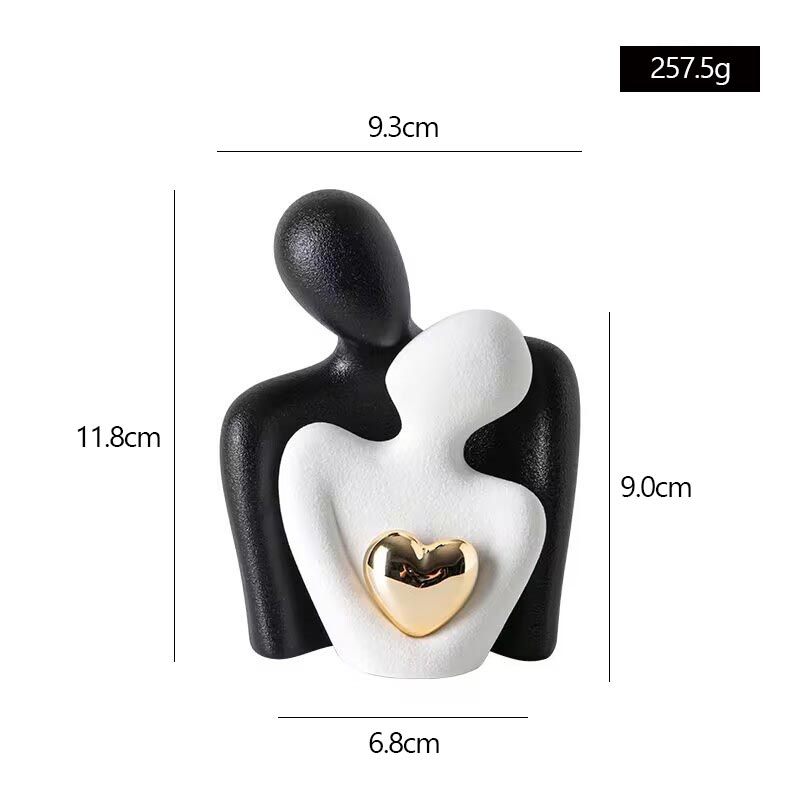 Centerpiece™ | Abstract Romantic Couple Figurine