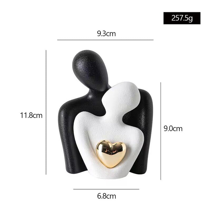 Centerpiece™ | Abstract Romantic Couple Figurine