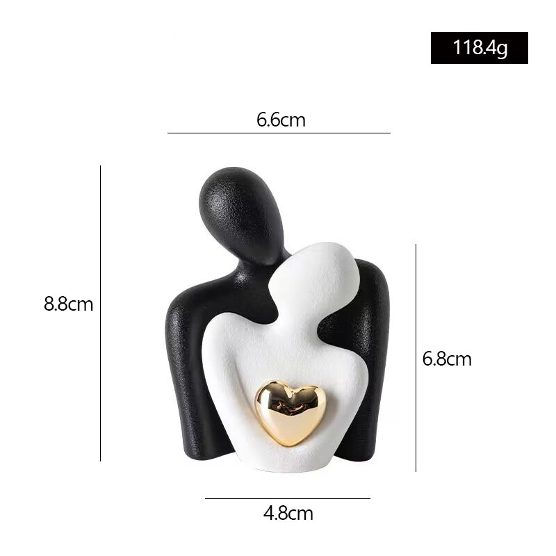 Centerpiece™ | Abstract Romantic Couple Figurine