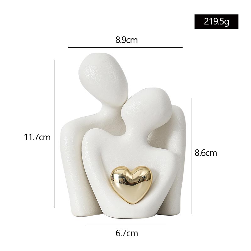 Centerpiece™ | Abstract Romantic Couple Figurine