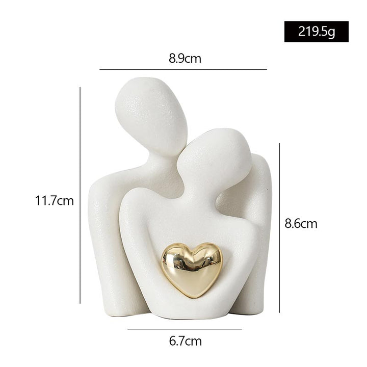 Centerpiece™ | Abstract Romantic Couple Figurine